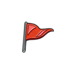 Red Flag Pin
