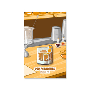 Old Fashioned Cocktail Critters Pin