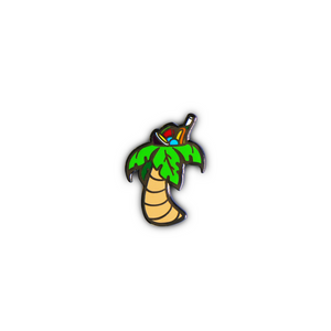 Quirky Tiki Series // Palm Tree Hard Enamel Pin