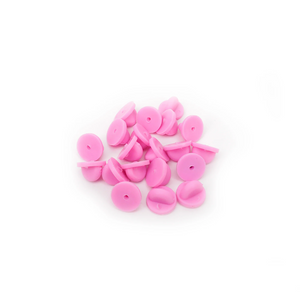 Color Rubber Pin Backs (10 Pack)
