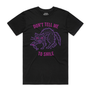 Don't Tell Me 2 Smile Black Cat T-Shirt