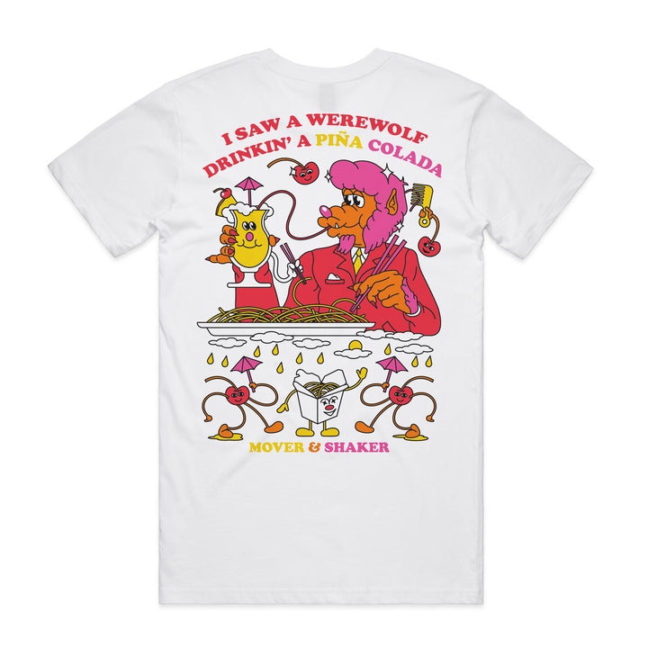 Werewolf Drinkin' a Piña Colada T-Shirt