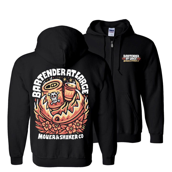Bartender at Large Thirst Trap Zip-Up Hoodie