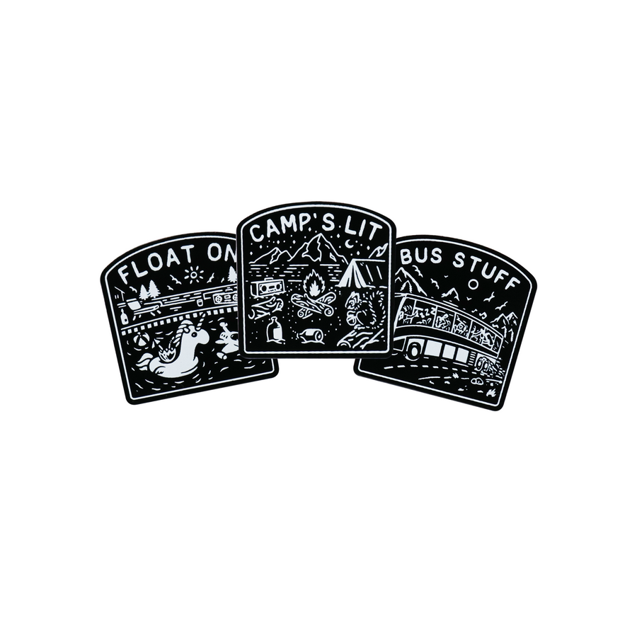 Camp Badges Pin Set