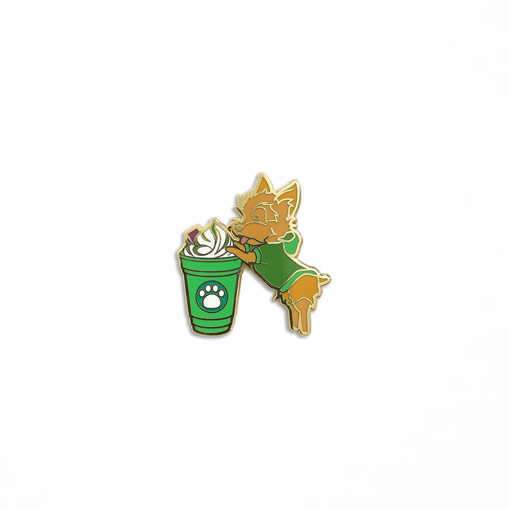Yorkshire Terrier x Matcha Frappe Pin