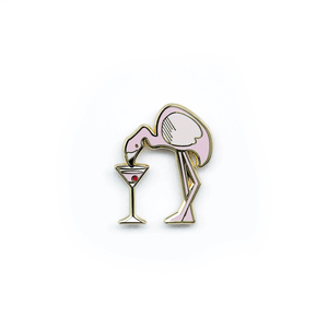 Flamingo Cosmo Pin