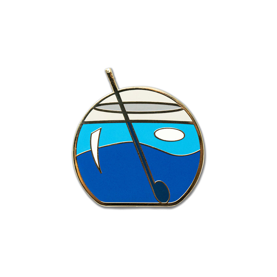 How to Drink 'Cobalt Velvet' Pin