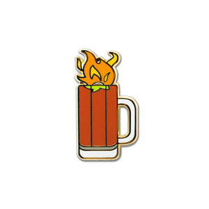 How to Drink 'Flaming Moe' Pin