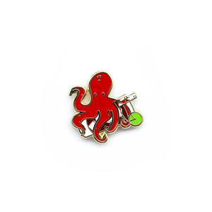 Dark n’ Stormy Octopus Pin