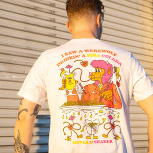 Werewolf Drinkin' a Piña Colada T-Shirt